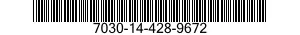 7030-14-428-9672 DISQUE PROGRAMME,TR 7030144289672 144289672