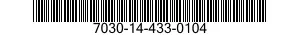 7030-14-433-0104 DISQUE PROGRAMME,TR 7030144330104 144330104