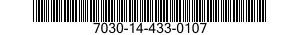 7030-14-433-0107 DISQUE PROGRAMME,TR 7030144330107 144330107