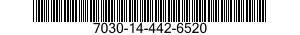 7030-14-442-6520 DISQUE PROGRAMME,TR 7030144426520 144426520