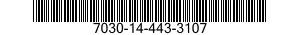 7030-14-443-3107 CARTE, PROGRAMME MA 7030144433107 144433107