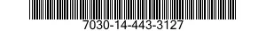 7030-14-443-3127 CARTE, PROGRAMME MA 7030144433127 144433127
