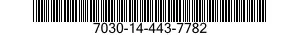 7030-14-443-7782 DISQUE PROGRAMME,TR 7030144437782 144437782