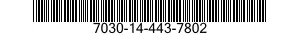 7030-14-443-7802 DISQUE PROGRAMME,TR 7030144437802 144437802