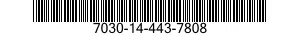 7030-14-443-7808 DISQUE PROGRAMME,TR 7030144437808 144437808