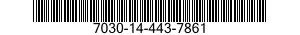7030-14-443-7861 DISQUE PROGRAMME,TR 7030144437861 144437861