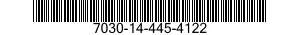 7030-14-445-4122 DISQUE PROGRAMME,TR 7030144454122 144454122