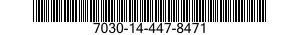 7030-14-447-8471 DISQUE PROGRAMME,TR 7030144478471 144478471