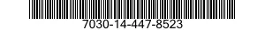 7030-14-447-8523 DISQUE PROGRAMME,TR 7030144478523 144478523
