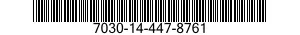7030-14-447-8761 DISQUE PROGRAMME,TR 7030144478761 144478761