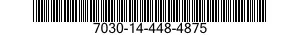 7030-14-448-4875 DISQUE PROGRAMME,TR 7030144484875 144484875