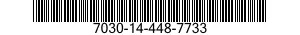 7030-14-448-7733 DISQUE PROGRAMME,TR 7030144487733 144487733