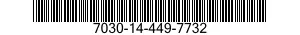 7030-14-449-7732 DISQUE PROGRAMME,TR 7030144497732 144497732