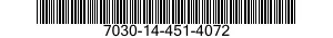 7030-14-451-4072 DISQUE PROGRAMME,TR 7030144514072 144514072