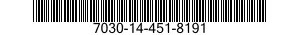 7030-14-451-8191 DISQUE PROGRAMME,TR 7030144518191 144518191