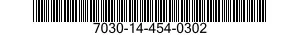 7030-14-454-0302 TAPE PROGRAM,AUTOMATIC DATA PROCESSING 7030144540302 144540302