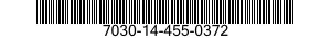 7030-14-455-0372 BANDE PROGRAMMEE, E 7030144550372 144550372