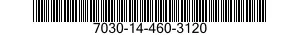 7030-14-460-3120 DISQUE PROGRAMME,TR 7030144603120 144603120