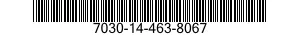 7030-14-463-8067 BANDE PROGRAMMEE, E 7030144638067 144638067