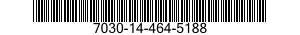 7030-14-464-5188 DISQUE PROGRAMME,TR 7030144645188 144645188