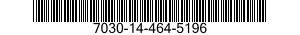 7030-14-464-5196 DISQUE PROGRAMME,TR 7030144645196 144645196