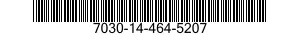 7030-14-464-5207 DISQUE PROGRAMME,TR 7030144645207 144645207