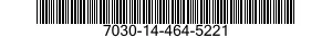 7030-14-464-5221 DISQUE PROGRAMME,TR 7030144645221 144645221