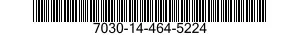 7030-14-464-5224 DISQUE PROGRAMME,TR 7030144645224 144645224