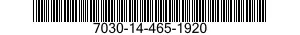 7030-14-465-1920 TAPE PROGRAM,AUTOMATIC DATA PROCESSING 7030144651920 144651920