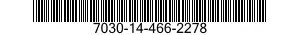 7030-14-466-2278 TAPE PROGRAM,AUTOMATIC DATA PROCESSING 7030144662278 144662278
