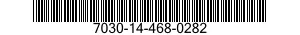 7030-14-468-0282 TAPE PROGRAM,AUTOMATIC DATA PROCESSING 7030144680282 144680282