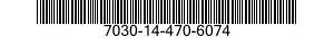 7030-14-470-6074 TAPE PROGRAM,AUTOMATIC DATA PROCESSING 7030144706074 144706074