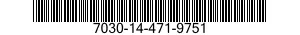 7030-14-471-9751 TAPE PROGRAM,AUTOMATIC DATA PROCESSING 7030144719751 144719751