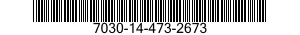 7030-14-473-2673 TAPE PROGRAM,AUTOMATIC DATA PROCESSING 7030144732673 144732673