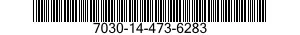 7030-14-473-6283 TAPE PROGRAM,AUTOMATIC DATA PROCESSING 7030144736283 144736283