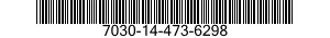 7030-14-473-6298 TAPE PROGRAM,AUTOMATIC DATA PROCESSING 7030144736298 144736298