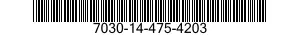7030-14-475-4203 MAGNETIC BUBBLE MEMORY,PROGRAMMED 7030144754203 144754203