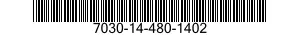 7030-14-480-1402 TAPE PROGRAM,AUTOMATIC DATA PROCESSING 7030144801402 144801402