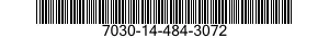 7030-14-484-3072 TAPE PROGRAM,AUTOMATIC DATA PROCESSING 7030144843072 144843072