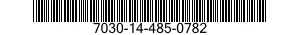 7030-14-485-0782 TAPE PROGRAM,AUTOMATIC DATA PROCESSING 7030144850782 144850782