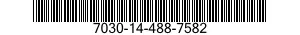 7030-14-488-7582 TAPE PROGRAM,AUTOMATIC DATA PROCESSING 7030144887582 144887582