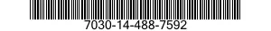7030-14-488-7592 TAPE PROGRAM,AUTOMATIC DATA PROCESSING 7030144887592 144887592