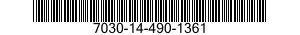 7030-14-490-1361 TAPE PROGRAM,AUTOMATIC DATA PROCESSING 7030144901361 144901361