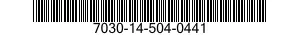 7030-14-504-0441 MAGNETIC BUBBLE MEMORY,PROGRAMMED 7030145040441 145040441
