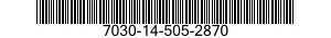 7030-14-505-2870 SOFTWARE KIT 7030145052870 145052870