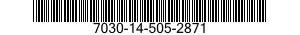 7030-14-505-2871 SOFTWARE KIT 7030145052871 145052871