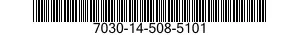 7030-14-508-5101 TAPE PROGRAM,AUTOMATIC DATA PROCESSING 7030145085101 145085101