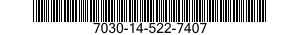 7030-14-522-7407 LICENCE 7030145227407 145227407