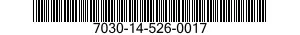 7030-14-526-0017 BANDE PROGRAMMEE, E 7030145260017 145260017