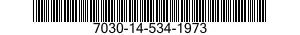 7030-14-534-1973 DISQUE PROGRAMME,TR 7030145341973 145341973